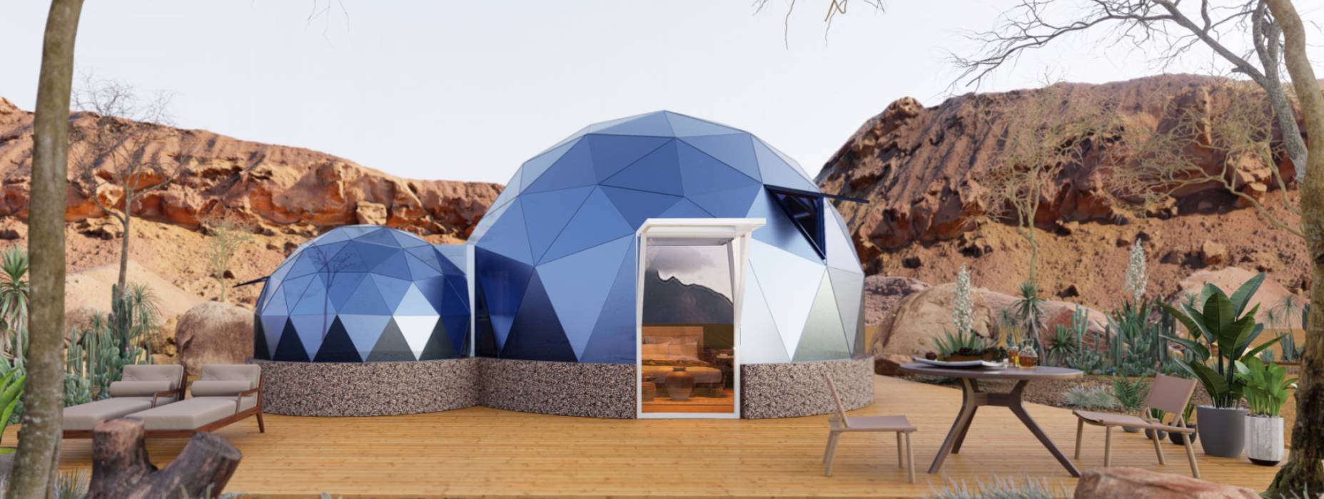 奉新县球形智能光伏玻璃星空房